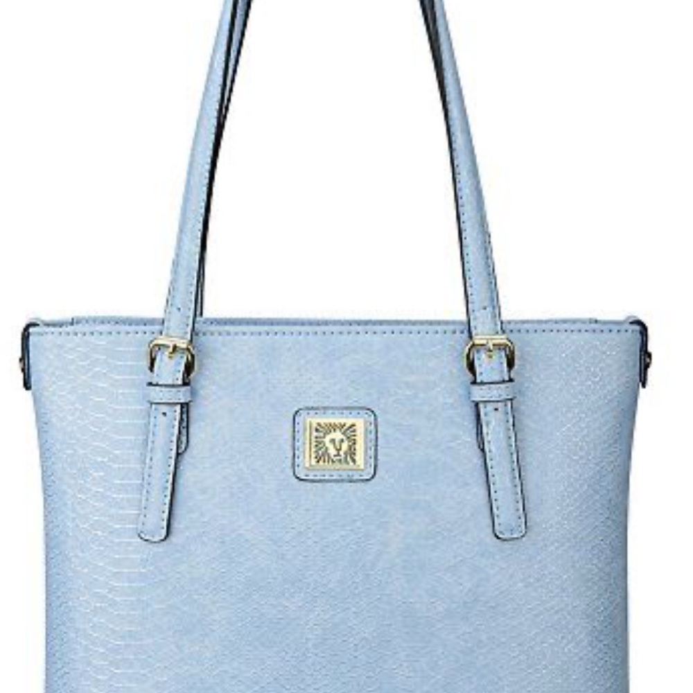 Anne Klein Light Blue Tote Bag